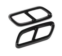 Tapa Punta Escape 2 Piezas 1 Par De Silenciadores De Escape Traseros Para Coche, Embellecedores De Salida De Tubo De Escape Compatible Con Benz Para W206 2021 2022 2023 2024 2025