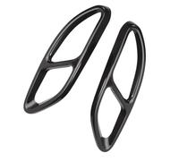 Tapa Punta Escape 2 Piezas De Cubierta Tubo Silenciador Trasero Coche Moldura Del Marco La Garganta Trasera, Compatible Con Benz Para GLE-Klasse 2015 2016 2017 2018 2019