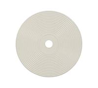 Tapa redonda con marco circular ION PURE para skimmer - diámetro estándar - fabricada en ABS blanco resistente a rayos UV