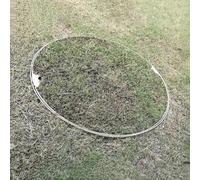 Tapa redonda de inspección oculta de acero inoxidable de 490 mm para césped, jardín, patio, escuela, estacionamiento, diseño personalizable para una integración perfecta