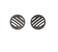 Tapa Rejilla Ventilación Aire Salpicadero Delantero Acondicionado Acabado Redondo Para Mercedes Para Benz X204 GLK Clase GLK260 GLK300 Panel instrumentos automotrices(A pair of Brown)