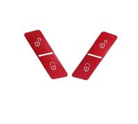 Tapa Repuesto Botón Interruptor Bloqueo Puerta Delantera Para Clase C E GLK W204 W207 W212 C200 GLK260 E300 20490584(Red 1 Pair)