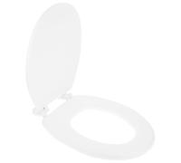 Tapa Roca Meridian Accesorio para Asiento de Inodoro de Espuma | Cubierta de Asiento de Inodoro, Fácil Limpieza, Ajuste, Blanco, V, para Hogar y Hotel