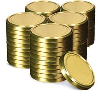 Tapa roscada KADAX fi100 mm, de metal, para tarros de conserva, 50 piezas, do...