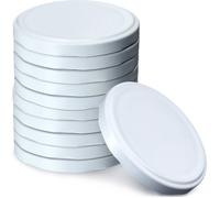 Tapa roscada KADAX fi82 mm, tapa twist-off de metal, 10 piezas, blanco