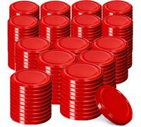 Tapa roscada KADAX fi82 mm, tapa Twist-Off de metal, 200 piezas, rojo