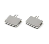 Tapa Salida Central Delantera Kit Reparación Clip Deslizante Salida Rejilla Ventilación Aire 20483003549051 Compatible Con Para W212 W207 Clase E 2009 2010 2011 2012 2013-2015(Gray 2pcs)