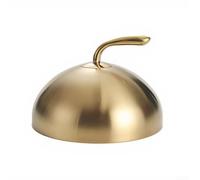 Tapa Sartén 28cm para acero Inoxidable para Teppanyaki Tapa Sartén(Gold) | para acero inoxidable , anti-salpicaduras, apto lavavajillas, borde liso seguro, cocina diaria