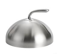 Tapa Sartén 28cm para acero Inoxidable para Teppanyaki Tapa Sartén(Sliver) | para acero inoxidable , anti-salpicaduras, apto lavavajillas, borde liso seguro, cocina diaria
