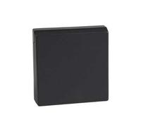 Tapa Schuko con tapa elegance Antracita