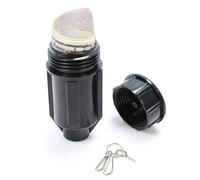 Tapa secreta para llave - Contenedor de plata secreta en cabeza de rociador, fácil acceso para objetos de valor tarjetas de plata joyas