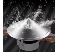 Tapa Sombrero De Chimenea cónica, Tapa de chimenea con parte superior cónica, Sombreros para Chimeneas de Nieve de Lluvia(75mm/3“)
