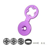 Tapa superior de aluminio para auriculares y soporte para Garmin Edge y para Bryton Rider Essential Bike Computer Accesorio (morado)