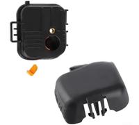 Tapa superior de filtro de aire negra y asiento inferior para modelos BG55 BG65 BG85, piezas de repuesto robustas para un sellado seguro del motor y fácil instalación