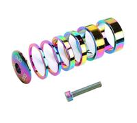 Tapa Superior de los Auriculares para Bicicletas, Kit de espaciadores de Tapa de dirección for Bicicleta de montaña, Tapa Superior de Potencia, Anillo de Horquilla de Aluminio, Espaciador de 28,6 mm,