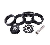 Tapa superior de los auriculares para bicicletas, Tapa de dirección for bicicleta, juego de juntas for vástago de horquilla delantera de bicicleta, espaciador de dirección de 1/8 de pulgada con tapa s