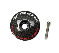 Tapa superior de los auriculares para bicicletas, Tapa de dirección for bicicleta, tapa superior de vástago de dirección, expansor de fibra de carbono de 28,6 mm (1 1/8"), perno de tapa de tapón de di