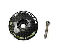 Tapa superior de los auriculares para bicicletas, Tapa de dirección for bicicleta, tapa superior de vástago de dirección, expansor de fibra de carbono de 28,6 mm (1 1/8"), perno de tapa de tapón de di