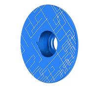 Tapa Superior para Auriculares, Tapa de Perno para Bicicleta MTB de Alta Dureza sin Decoloración Aspecto Moderno Recubrimiento Al Vacío de PVD para Proteger los Auriculares de Su Bicicleta(Azul)