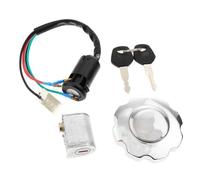 Tapa tanque combustible motocicleta Para CG125 ZJ125 Interruptor De Encendido De Motocicleta A Prueba De Agua Con 2 Llaves Tapa De Combustible
