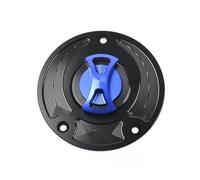 Tapa Tanque Combustible Motocicleta Sin Llave Para Suzuki GSXR 600 GSXR 750 2004-2013 2005 2006 2007 2008 2009 2010 2011 2012(AZUL)