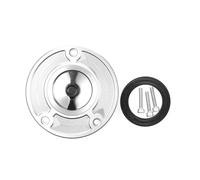 Tapa Tanque Gasolina Motocicleta Para Suzuki GSXR600 750 1000 GSXR GSXR1000 K4 K5 K6 K7 K8 K9 2010 2011 2012 2013 2014-2020 SV650(Plata y negro)