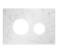 Tapa TECEloop para placa de accionamiento de inodoro Mamor blanco