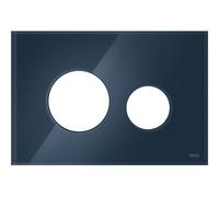 Tapa TECEloop para placa de accionamiento de inodoro vidrio azul noche
