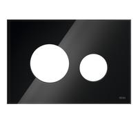 Tapa TECEloop para unidad de accionamiento de inodoro cristal negro 9.240.