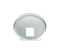 TAPA TOMA TELEFONO TACTO GRIS PERLA