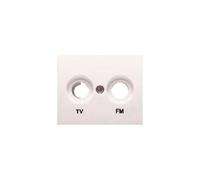 Tapa Toma TV FM Serie Iris Aura Blanco BJC 18330