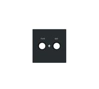 Tapa toma TV/R-SAT Serie Alba de Niessen - Negro