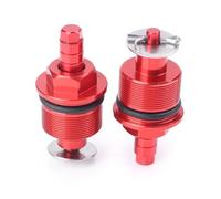 Tapa Tornillo Amortiguador Delantero CNC, Ajustadores Precarga, Pernos Horquilla para CBF125 31 Mm Aluminio.(4)