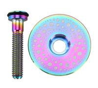 Tapa Tornillo del Dirección de Bicicleta Juego Aleación, de Titanio