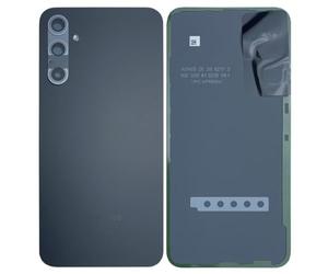Tapa Trasera/Cubierta de batería Original para Samsung Galaxy A34 5G A346B, Color Negro - con Lente de cámara y Tiras Adhesivas instaladas de fábrica