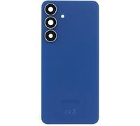 Tapa Trasera de batería Original para Samsung Galaxy S25 FE S731B Color Azul con Tiras Adhesivas premontadas y Cristal de la cámara