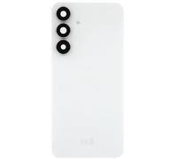 Tapa Trasera de batería Original para Samsung Galaxy S25 FE S731B, Color Blanco con Tiras Adhesivas premontadas y Cristal de la cámara