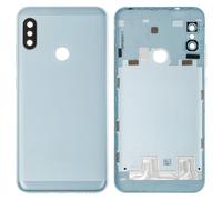 通用 Tapa trasera de carcasa Piezas de repuesto para cubierta de batería compatibles con Xiaomi Mi A2 Lite, Redmi 6 Pro, azul oscuro, M1805D1SG)
