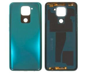 通用 Tapa trasera de carcasa Piezas de repuesto para cubierta de batería compatibles con Xiaomi Redmi Note 9, verde, con botón lateral, M2003J15SC, M2003J15SG, M2003J15SS)