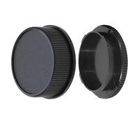 Tapa trasera de lente + tapa de cuerpo de cámara de plástico negro para Leica LM para cámara y lente M M10 M9 M8 M7 M6 MP