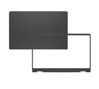 Tapa trasera LCD 0DWRHJ + cubierta de bisel frontal compatible con laptop Dell Vostro 15 3510 3511 3515 3520 3525