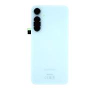 Tapa trasera original para Samsung Galaxy A55 A556B, color azul con tiras adhesivas premontadas de fábrica y cristal de la cámara