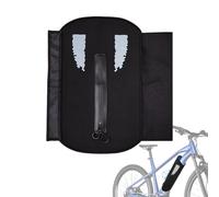 Tapa trasera para bicicleta eléctrica, cubierta protectora antipolvo | Fundas para batería de bicicleta eléctrica con tiras reflectantes | Para días lluviosos, clima frío y excursiones nocturnas