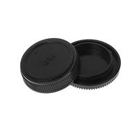 Tapa trasera para el cuerpo de la lente para protección, color negro, para Olympus OM SLR, accesorios para capó, protector de zapata caliente, juego frontal de montaje de tornillo, obturador de cámara