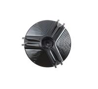 Tapa tubuladura relleno aceite Tapón Llenado Aceite Universal Para Motocross Perno Tapón Aceite Cubierta Protectora Piezas Motocicleta Para Yamaha Para Tmax 500 530 SX DX(Black)