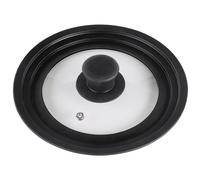 Tapa única, con escape. vapor pr sartenes / sartenes, 16/18/20 cm, vidrio