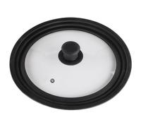 Tapa única, con escape. vapor pr sartenes / sartenes, 24/26/28 cm, vidrio