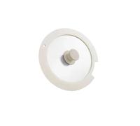 Tapa Universal De Vidrio Templado For Ollas, Sartén, Tapón For Derrames, Tapa De Repuesto De Silicona Resistente Al Calor De 18/20/26cm(White 18cm)