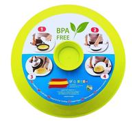 TAPA VOLTEATORTILLAS Sartenes| Gira Tortillas Tapadera | Ideal para Tortilla de Patatas| Vuelcatortillas Grande 29 Cm|Antisalpicaduras Cocina Plástico|Giratortillas Volteadora Vuelta |Verde