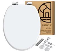 Tapa WC asiento blanco cierre suave automático